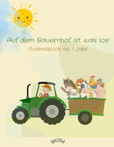 Auf dem Bauernhof ist was los!: Ausmalbild