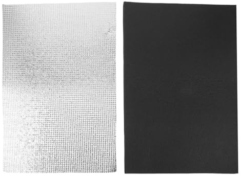 Milisten 2 Piezas Estera Calefactora para Reptiles con Película Reflectante Alfombrilla Aislante para Terrarios de Serpientes y Tortugas Calefacción Portátil para Mascotas Invierno