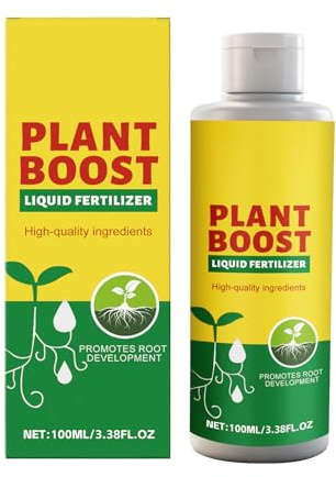 Fertilizzante Per Piante In Vaso - Rinforzante Naturale Da 100 Ml Con Nutrienti,Fertilizzante per Piante da Interno,Per Giardino Esterno, Per Alberi Da Giardino, Per Fiori, Per Fogliame, Per