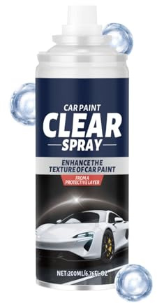 JIEBWCHA Pulitore Carrozzeria, 200 Ml Spray Detergente con Rivestimento Trasparente, Spray per Pulizia Auto con Rivestimento Trasparente, per Lucentezza, Prevenzione Ruggine, Escrementi di e Veicoli