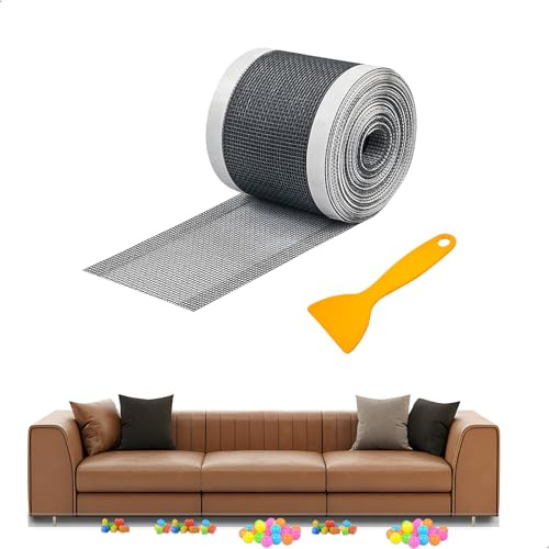 Bloqueur de Jouet Canapé,Auto-Adhésive Bloqueur de Jouets pour Canapé pour sous Meubles Canapés,Lits,Armoires,Commodes,Découpable Gris 10 cm X 10 m