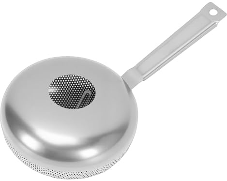 Asixxsix Torréfacteur de Grains de café Pratique, Torréfacteur Manuel en Acier Inoxydable avec Filtre, Outil de Torréfaction du café pour Outil de Cuisson de Cuisine à Domicile, de