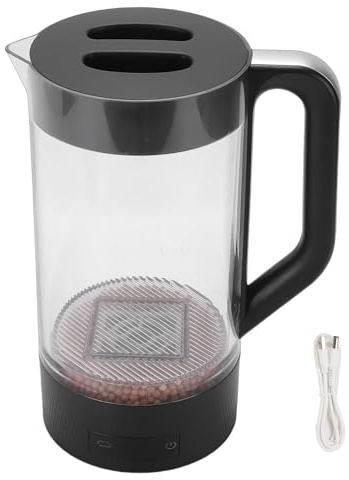 Botella de agua de hidrógeno, jarra de agua de hidrógeno de 2 litros, generador de hervidor con 2 niveles de concentración ajustables, electrólisis SPE/PEM, fabricante de agua