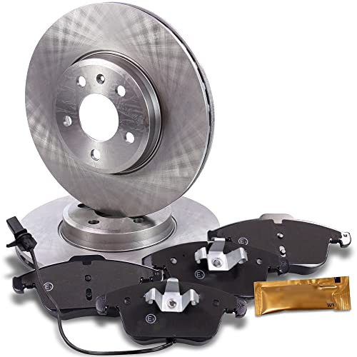 BESTPRICE Bremsenset Vorderachse inkl. Bremsscheiben Belüftet Ø 314 mm + Bremsbeläge vorne, Kompatibel mit AUDI A4 Allroad B8 (8KH), A4 B8 (8K2), A4 B8 Avant (8K5), A5 Cabrio (8F7)