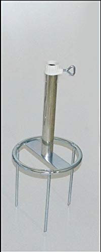 AB September 2019 - STABIELO RASENDORN - BODENSPIESS bis Ø 25 mm - DER STABIELO ® - RINGDURCHMESSER Ø 180 mm - MIT 80 µ verzinkt - Befestigung mit 3 Bodenspießen - Spießlänge 20 cm - Sonnenschirmhalter - HOLLY PRODUKTE STABIELO ® - Vielzweckständer mit Bodenring zur Befestigung von Schirmstöcken bis 25 mm Ø -INNOVATIONEN MADE in GERMANY - holly-sunshade ® - Lieferbar auch für Stockdurchmesser bis 53 mm - siehe ASIN - B00GMM8QTM - PREISE SO LANGE VORRAT REICHT -