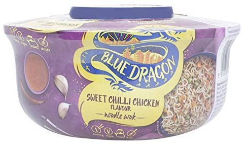 Blue Dragon Sweet Chilli Chicken Noodle Wok 76g (Case of 6)