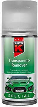 Auto-K Kwasny Transparent Remover Entferner Lackentferner Lack Spray Lackspray Spraylack Glas Metall Keramik farblos 150 ml