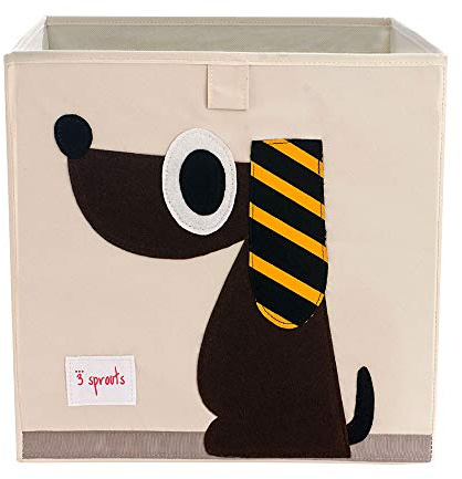 3 Sprouts Cube Storage Box - Organiser Container for Kids & Toddlers