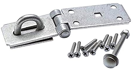 Merriway BH01757 195 mm Hochbelastbare Haspe und Schlinge (Sicherer Typ) - Verzinkt