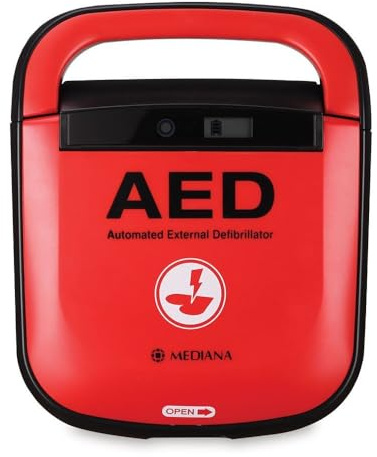 Reliance Medical Mediana A15 HeartOn AED Unit - Adult/Paediatric Mode Switch - Defibrillator Unit for Home, Schools, Clubs and Groups - Protective Outer Cover