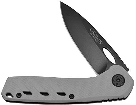 Camillus Slot Klappmesser, 6,9 cm Carbonitride Titanium AUS-8 Stahlklinge, GFN Griff