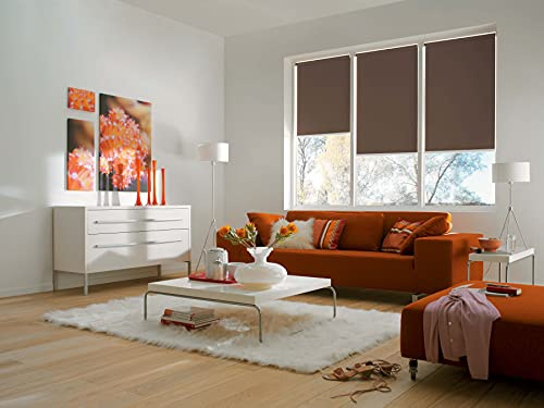 Sunlines Smart Style Elektrisches Rollo, Polyester, Mokka, 160 x 180 cm