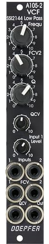 Doepfer A-105-2V 24dB SSI Low Pass Filter Vintage Edition - Filter Modular Synthesizer