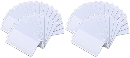 Oxford Heftumschlag A4, aus Kunststoff, transparent, farblos, 25 Stück (Packung mit 2)