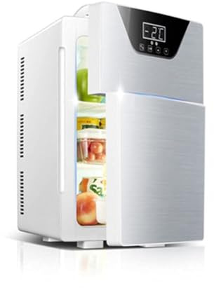 Generic 12V Car Fridge Cooler Warmer - Portable Mini Refrigerator 20L With Touch Display Double Door For Car And Home