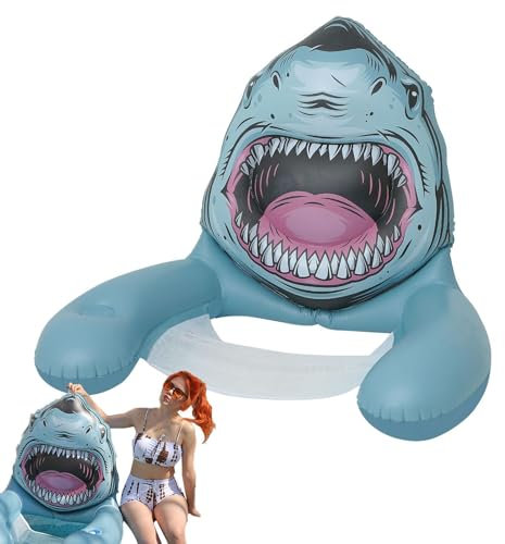 Aufblasbares Sofa für Wasser, schwimmender Poolstuhl, schwimmende Flöße für Pool – Aufblasbarer Floß mit Meerestier-Design, schwimmender Sessel für Sofa, Pool, s
