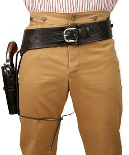ANSNOW Hängendesenholster Für Beine, Retro-Leder-Pistolenholster, Verstellbarer Universeller Oberschenkelholster, Mittelalterliches Steampunk-Holster, Cowboy-Vintage-Gürtel-Pistolenholster, Für Jagd