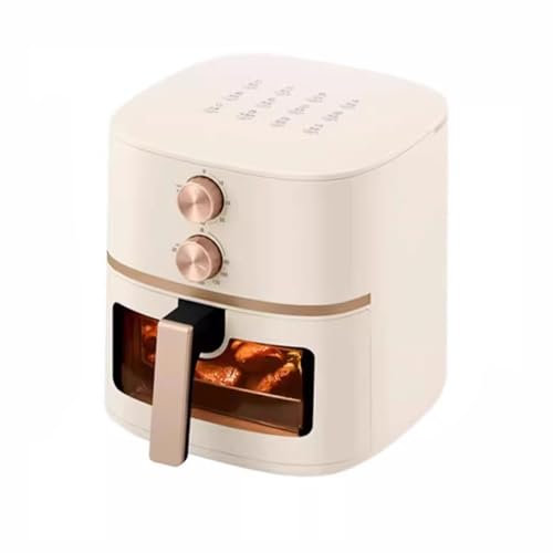 Friteuse à air de Grande capacité friteuse à air Multifonction Domestique friteuse électrique sans retournement visuel Four Multifonction 5 litres