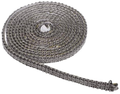 ROMISBABA 2m Cinta De Autoadhesiva Para Sellado De Puertas De Estufas Resistente Altas Para Estufas De Pellets y Ahumadores