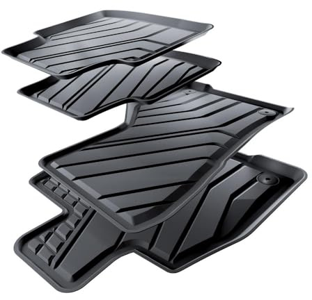 Mossa - TPE Fußmatten Auto kompatibel mit Skoda Superb IV Kombi (2023- ) - schwarz Automatten Autoteppiche - S