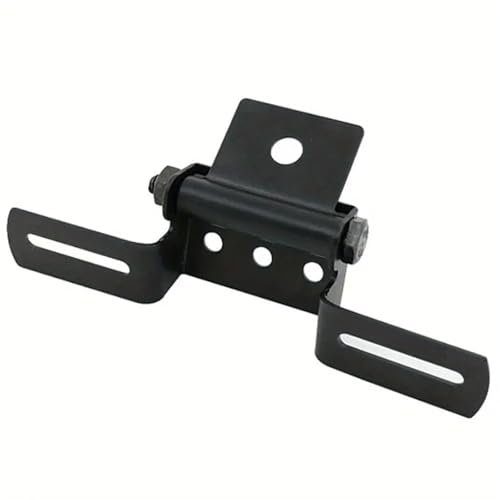 Porta targa Supporto per targa regolabile per moto, supporto universale pieghevole per fanale posteriore, parte di ricambio Luce Targa