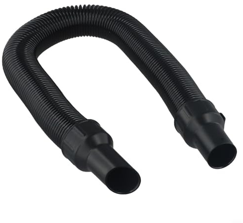 Ersatz-Staubsaugerschlauch für Gebläse- und Vakuummodelle 704660053412, DCV580, DCV581H, DCV580MAX, ABS-Anschlüsse, flexibler Gummi-Mittelteil, verlängerte Länge, schwarz