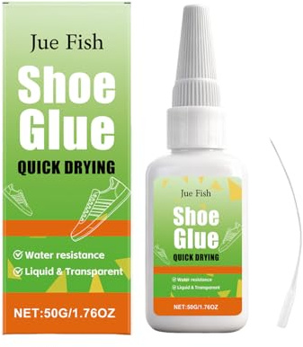 Colla Forte per Scarpe Professionale 50g, Adesivo Universale per Riparazione di Suole e Tutti i Tipi di Scarpe