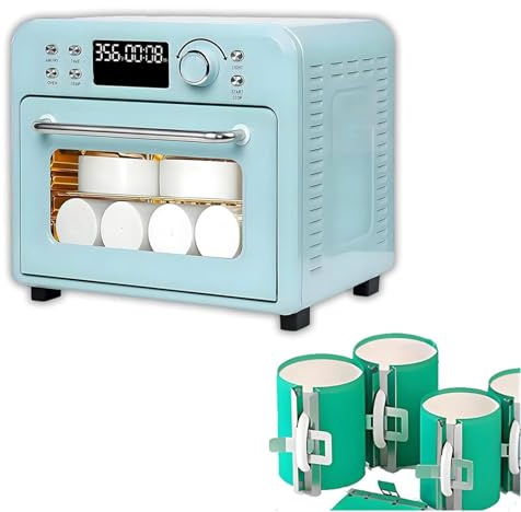 Sublimationsofen für Tassen und Tassen, 1400W Konvektionsheizung für Großdruck, einfache Übertragung für DIY-Projekte und Wasserflaschen