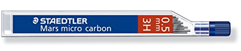 STAEDTLER 250 05-3H - 1 rör med 12 gruvor