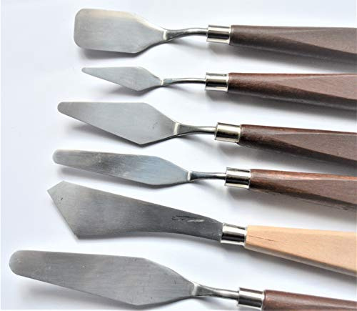 HONGBE METAL ARTIST ACRYLIC PAINTS, OIL PAINTS, METAL PALETTE KNIFE SET