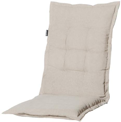 Madison 7MONL-B251 Stuhlauflage, niedrig Panama linnen, 50 x 105 cm, Baumwolle/Polyester, beige