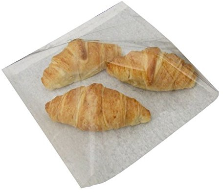 1000 x Film Fronted White Bag, 10 x 10