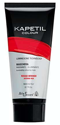 Kapetil Colour Maschera Ravvivante Illuminante per Capelli Rosso Intenso Professionale 200ml