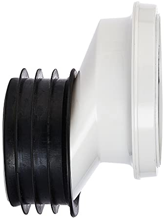MaKe PRO019 40mm Offset WC Pan Connector , White