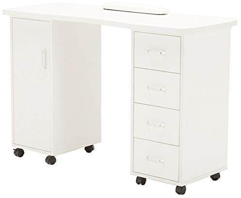 Barberpub Studiotisch Manikürtisch Nageltisch 0600-1 Weiß