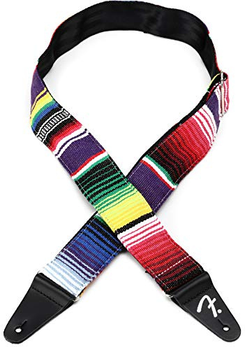 Fender® »SERAPE STRAP - PURPLE MULTI« Gitarrengurt aus Polyester/Baumwolle - 5cm Breite - Farbe: Purple Multi-Color