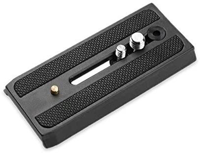 Sequpr Schnellwechselplatte Kompatibel mit Manfrotto 501 PL Schnellwechselplatte für Manfrotto 500AH 502 577 701 Benro S4 S6 Stativ Kugelkopf