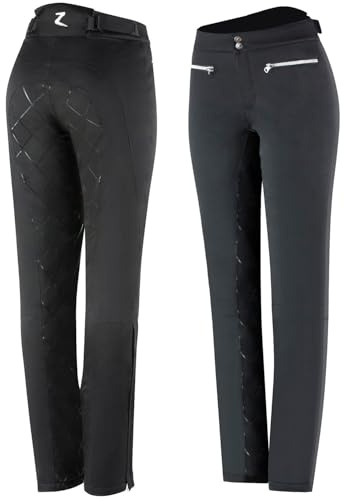 NETPROSHOP Winter Reithose Damen Pants Vollbesatz Silikon Grip warmes Futter Gr.34-44