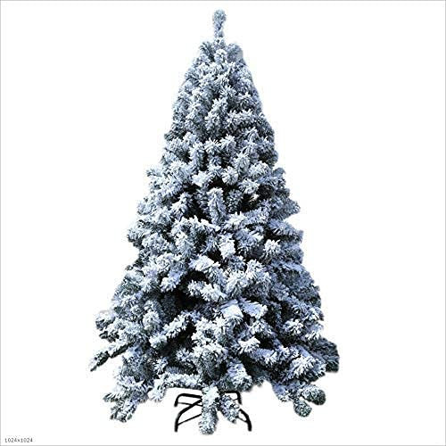 Weihnachtsbaum 4/5/6/7 / 8Ft Weihnachtsbaum Schnee beflockt künstliche Kiefer mit Reißverschluss Weihnachtsbaum Simulation Schnee Zeder Skulptur Dekoration mit Metallständer (Größe: 1,8 m) (1,2 m)