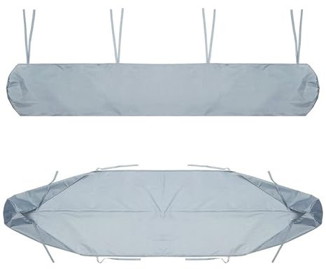 FHQGZT Markisen-Schutzhülle Für Markisen, Sonnensegel UV Regen Wasserdicht Schneefest Mit Schnur Wandmarkise Abdeckplane, Für Mobile Markise, Lagerung Im Winter, Garten Und Terrasse (5m,Grey)
