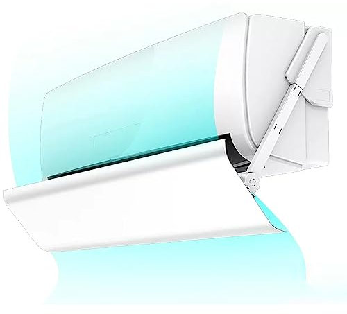 Deflettori di ventilazione regolabili per condizionatori d'aria portatili, controllo telescopico della direzione del vento, migliorano l'efficienza e il comfort del flusso d'aria