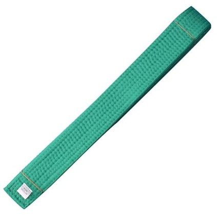 Volere è potere Taekwondo Judo Jiu Jitsu Gi Cinturón Artes Marciales Cinturones Aikido Gi Bjj Cinturones Jiu Jitsu Gi Cinturón, Verde, 1.6M