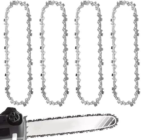 MospdyGear 4Pcs 18 inch Chainsaw Chains for (45cm) Bar, 3/8 LP Pitch 62 Driver Links .050(1.3mm) Gauge, Replacement for Husqvarna 36 41 120 136 137