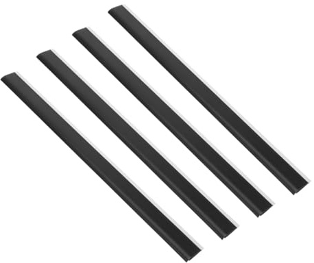 VALICLUD 4pcs Dust Pan Inlet Soft Pressing Strips Dustpan Edge Guard Strips Garbage Shovels Edge Guard Cleaning Tool Accessory