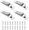 4 Pcs Fermeture à Levier Inox, Loquet à Ressort Bascule Fermoir à Ressort, Loquet a Bascule, Fermoir de Tension en Acier Inoxydable pour Coffret, Boîte, Tiroir, Fenêtres, Armoire, avec 20 Vis