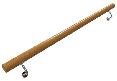 MHUQIA Corrimano Legno per Scale Interne, Ringhiera in Legno per Esterno, Corrimano per Scale in Legno Antiscivolo, per Interne Ed Esterne Corridoio di Passaggio