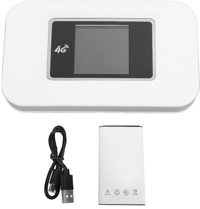 4G LTE Mobile Hotspot Portable Router Fast Qualcomm LTE Modem High Speed Wireless Internet Device For European Travel Business ABS 1800mAh Battery