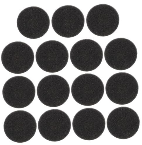 TOPPERFUN 15pcs Makeup Brush Cleaning Boxes Dry Cleaning Sponge Replacement Cotton Core Quick Cleaner Tool for Professional Brushes