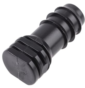 FUNOMOCYA 20 pièces Bouchons Extrémité PE pour Tuyau Arrosage Embouts de Canalisation Étanches Accessoires de Jardin pour Culture sous Abri Installation Facile et Fixation Sécurisée Noir