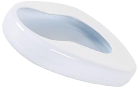 TOBBOMEY Bacinilla Portátil Suave para Cama Orinal Antidesbordamiento para Pacientes Encamados Cama Asiento Urinario Unisex para Cuidado Hospitales y Hogares